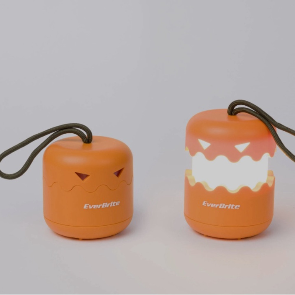 NEW Everbrite Jack O Lantern Pumpkin Halloween Trick or Treat Flashlight